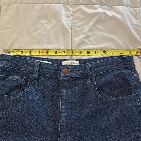 Wide Leg Jeans/Dark Denim - Picture 5 of 5